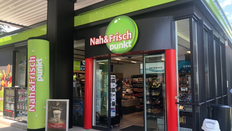 Der am 29. Juli 2020 eröffnete Nah&Frisch punkt in 1230 Wien, Endressstraße.